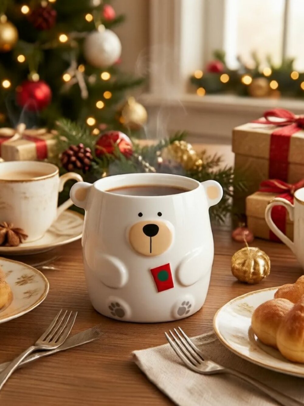 Starbucks Bearista Limited Edition Polar Bear Coffee Tea Mug 10oz